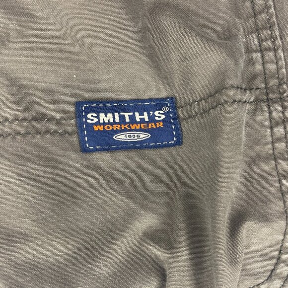 Smiths Workwear Pants Mens 38x32 Fleece Lined Pants Cargo Brown - Picture 6 of 6